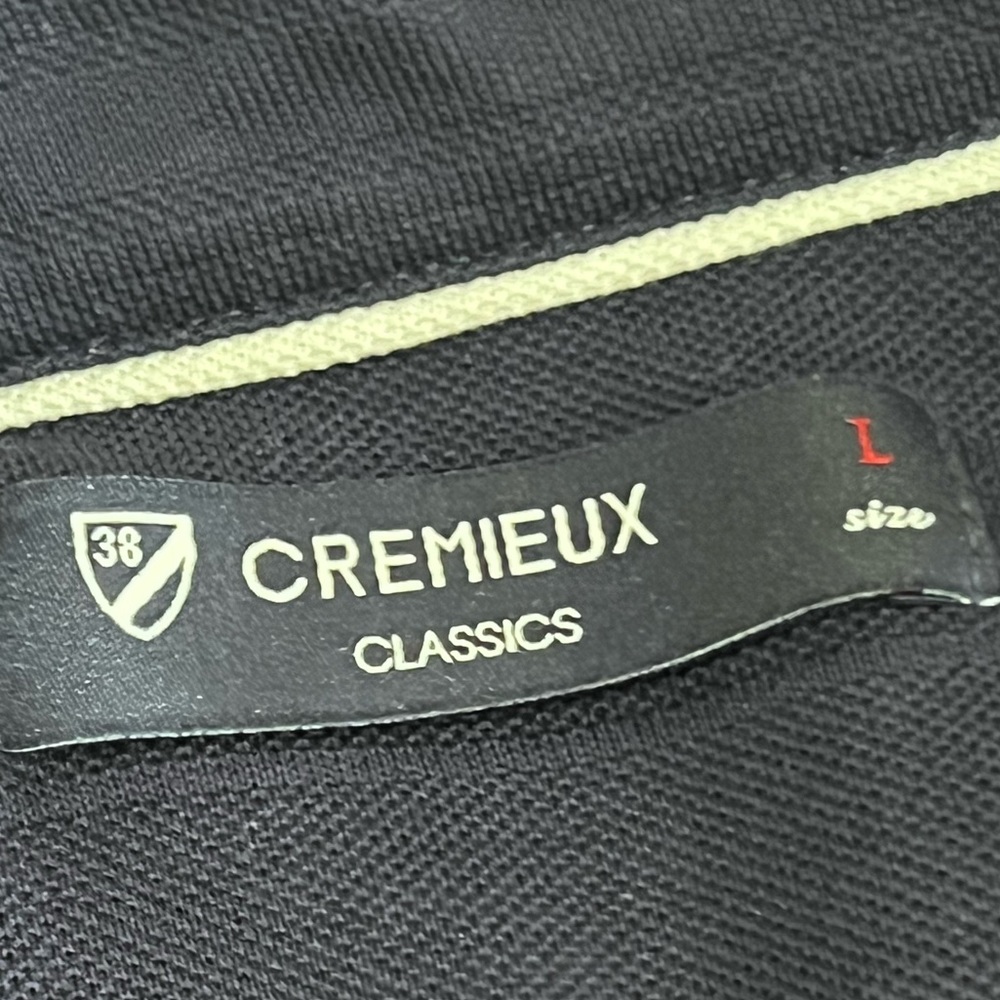 Daniel Cremieux Classic Slim Fit Pique Knit Navy Shirt Men's Large - Picture 4 of 4